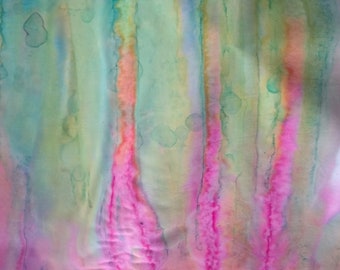 Dyed cotton fabric Tie-dye OOP piece 18" x 22". Fat Quarters