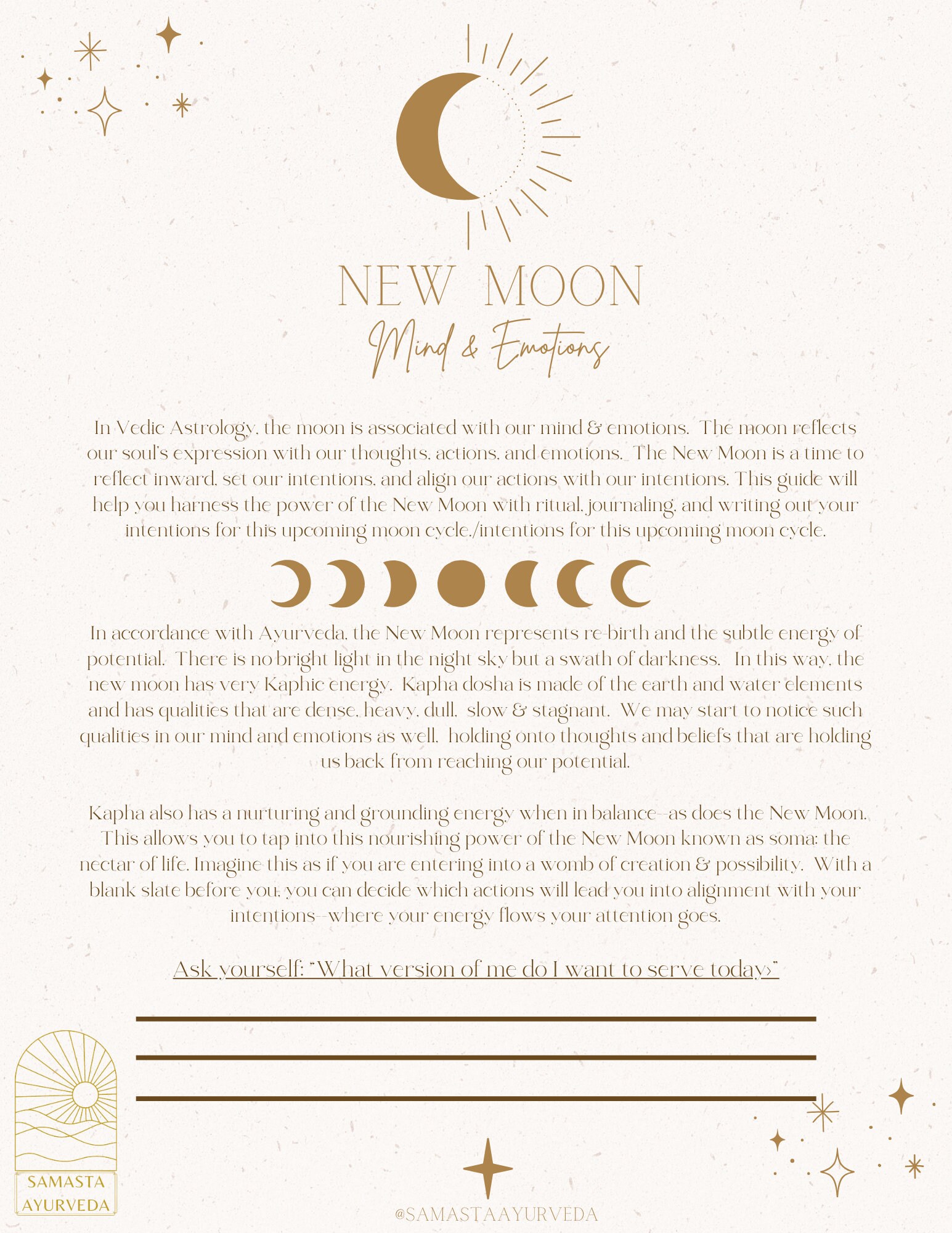 New Moon Ritual Journal - Etsy