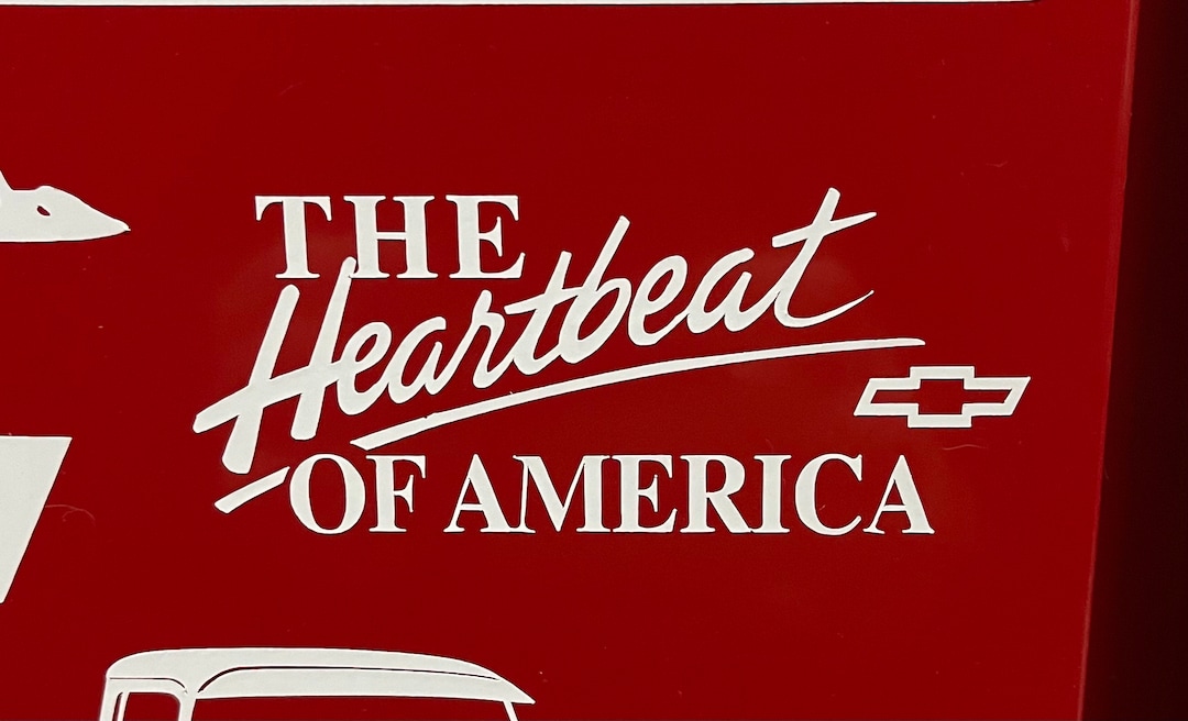 CHEVY Heartbeat of America Sticker - Etsy