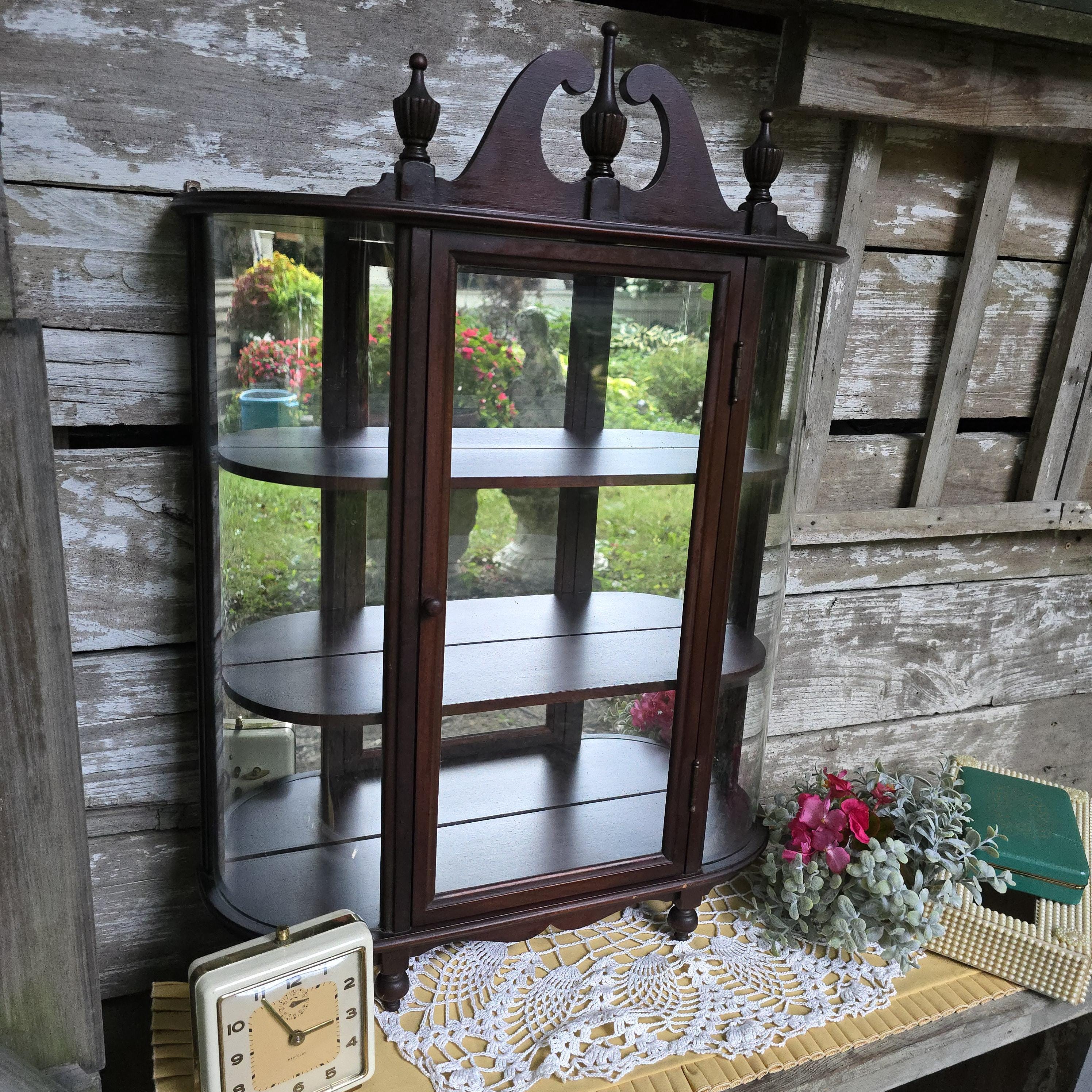 Vintage Curio Display Case - Etsy