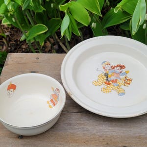 [値下げ]  Raggedy Ann & Andy アンティーク皿 値下げ] Raggedy Ann & Andy アンティーク皿