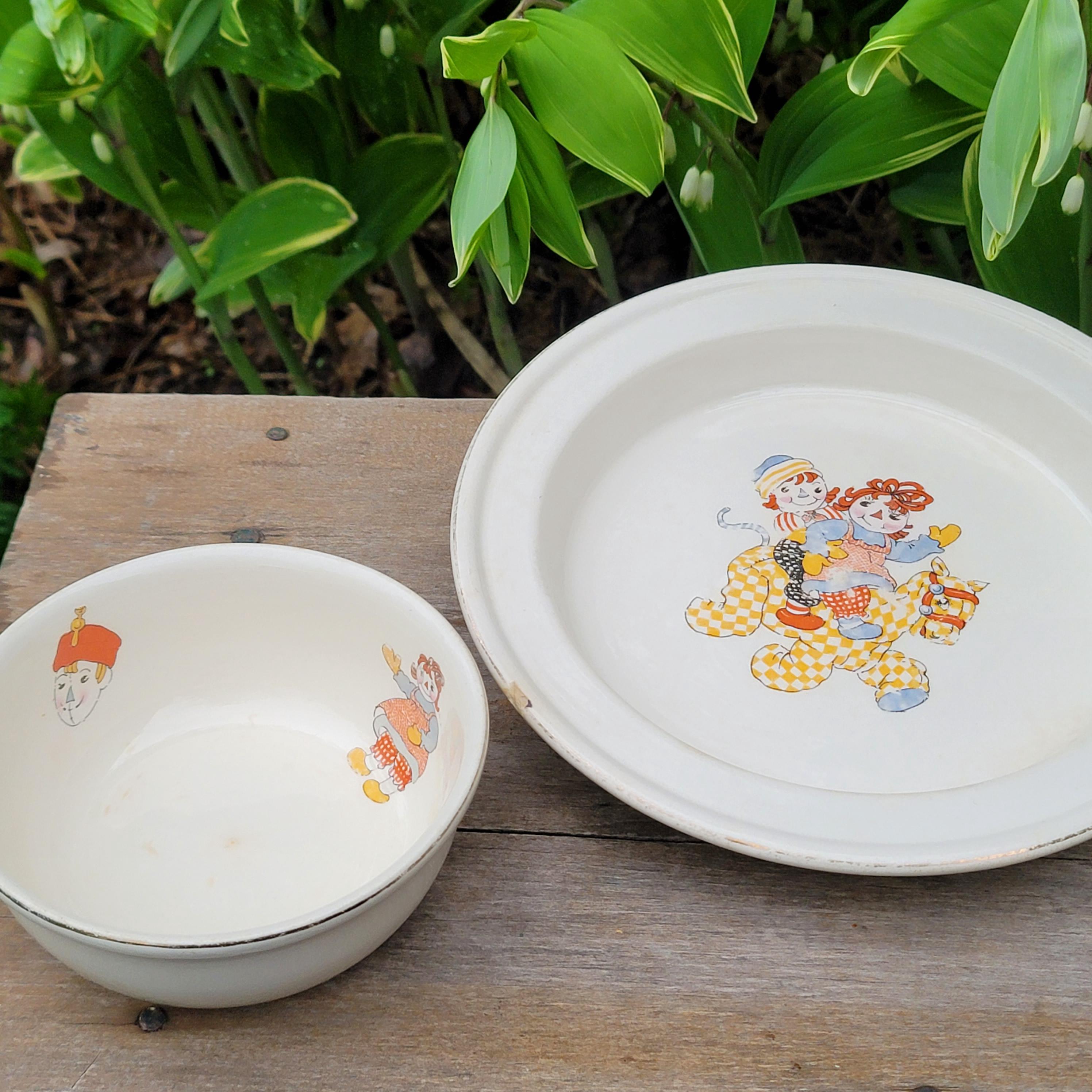 Raggedy Ann and Andy Plate - Etsy Raggedy Ann and Andy Plate - Etsy