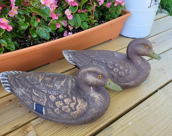 Vintage General Fibre Duck Decoy: Rustic Cabin Decor,  Your Choice