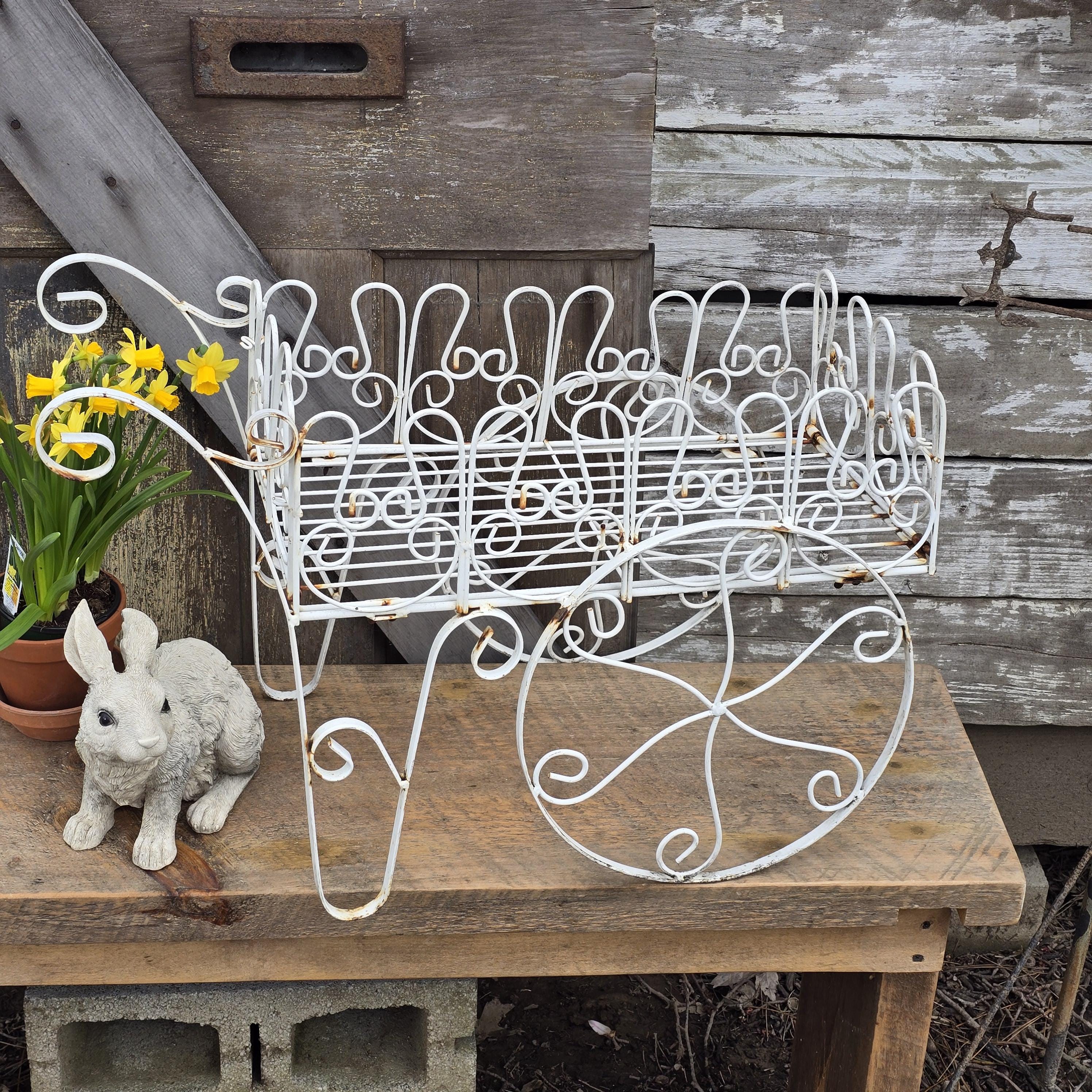 Vintage Metal Tea Cart - Etsy