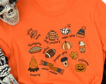 Thanksgiving Shirt, Halloween Shirt, Spooky Pumpkin Shirt, Halloween Party Shirt, Funny Halloween Shirt, Halloween Gift