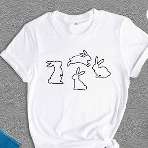 Rabbit Shirt, Baby Bunny Shirt, Easter Shirt, Cute Bunny Shirt, Easter Bunny Shirt, Rabbit Lover Gift, Cute Easter Shirt, Bunny Lover Gift