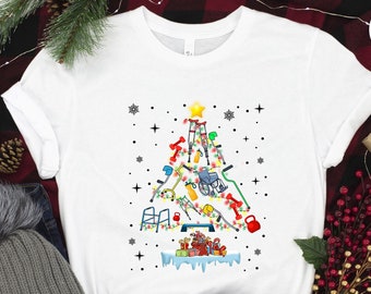 Physical Therapist Christmas Tree Shirt, Christmas PTA Shirt, Physical Therapy Assistant Tee, Christmas Crew Shirt