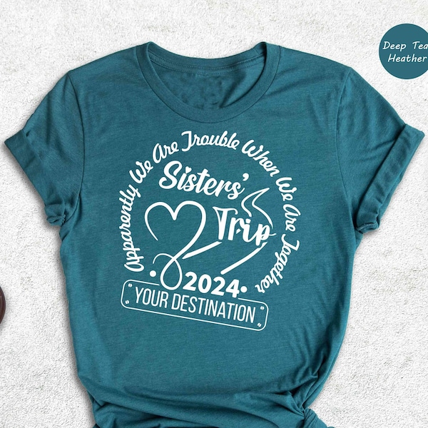 Sister Trip Shirt, Sister Trip Destination, Weekend Vibes With My Tribe, Sisters Road Trip Shirt, Travel Shirts, Sister Shirt,