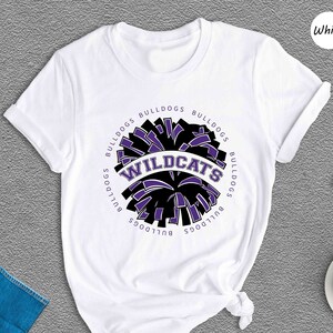 Wildcats Team Shirt, Team Mascot Shirt, Wildcats Spirit Tee, Wildcats School Gift Shirt, Wildcats Support Tee, School Spirit Tee