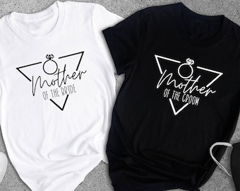 Mother of the Bride Shirt, Matching Family of the Bride Shirt, Bachelorette T-shirts For Mom, Bridal Party Tee, Wedding Day Gifts for Mama