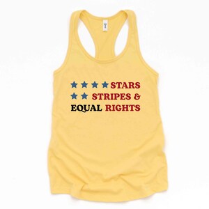 Stars And Strips Equal Rights Tank Top, Reproductive Tank Top, American Tank Top, Stars And Strips Shirt image 8