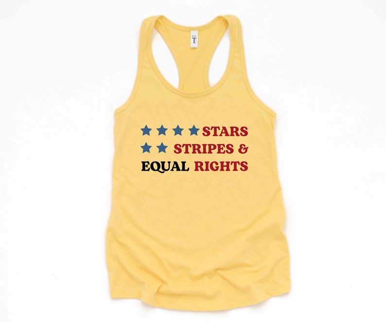 Stars And Strips Equal Rights Tank Top, Reproductive Tank Top, American Tank Top, Stars And Strips Shirt image 8
