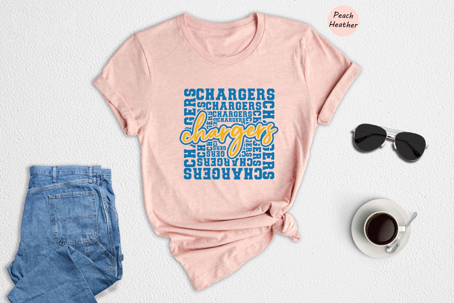 Chargers Shirt, Chargers Mascot Shirt, Mascot Team Shirt, Chargers Sport Shirt, School Spirit Shirt, Chargers Cheer Shirt