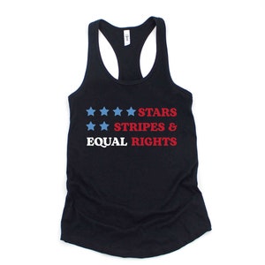 Stars And Strips Equal Rights Tank Top, Reproductive Tank Top, American Tank Top, Stars And Strips Shirt image 7