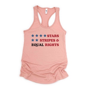 Stars And Strips Equal Rights Tank Top, Reproductive Tank Top, American Tank Top, Stars And Strips Shirt image 6
