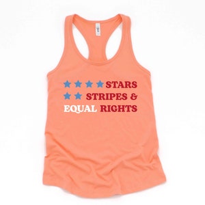Stars And Strips Equal Rights Tank Top, Reproductive Tank Top, American Tank Top, Stars And Strips Shirt image 3