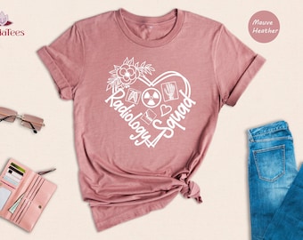 Radiology Squad Tee, Love Radiology Shirt, Radiologist T-Shirt, Radiology Technician Shirt, Sonography Shirt, Rad Tech Shirt