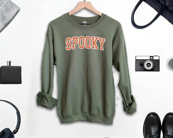 Stay Spooky Sweatshirt, Halloween Sweatshirt, Halloween Gift Hoodie, Womens Halloween Sweatshirt, Spooky Season Shirt, Ghost Halloween