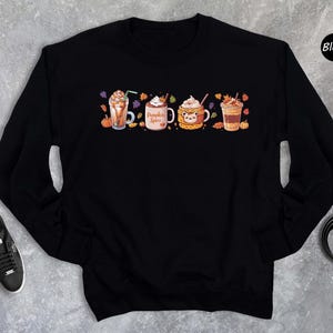 Fall Coffee Sweatshirt, Thanksgiving Hoodie, Fall Pumpkin Hoodie, Coffee Sweatshirt, Pumpkin spice Shirt, Halloween Hoodie