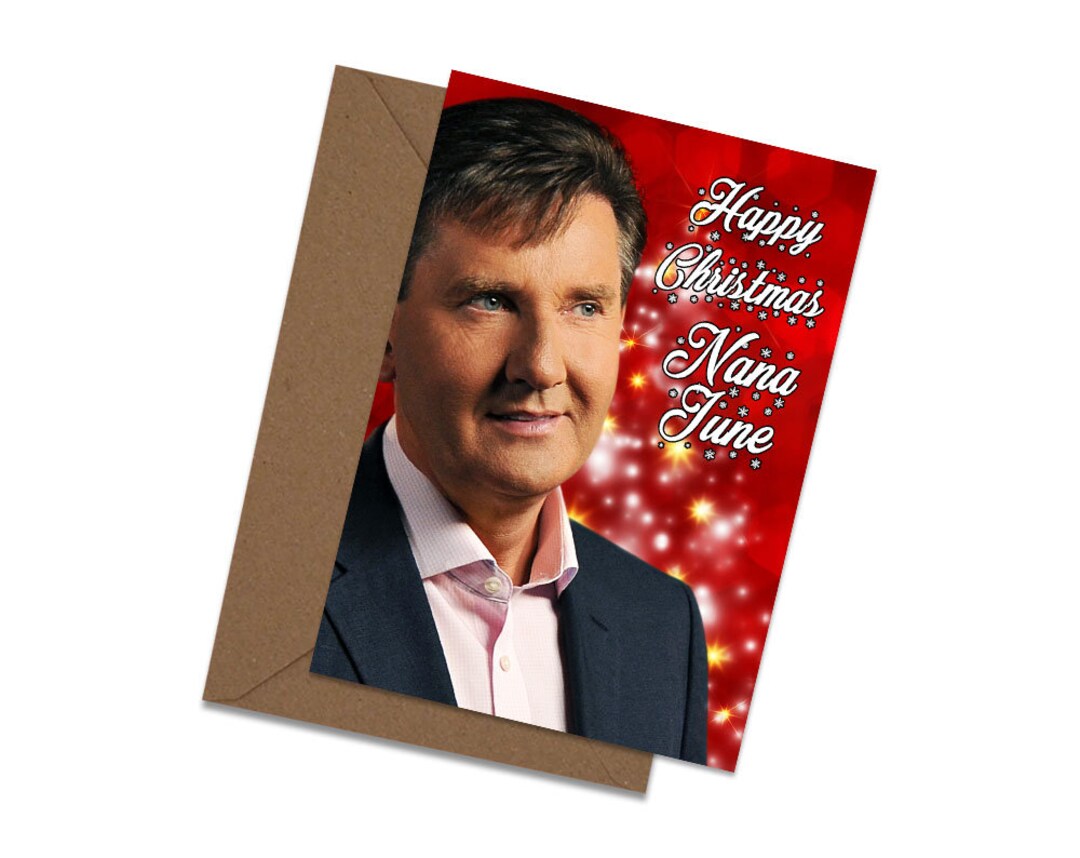 Daniel Odonnell Fan Christmas Card Personlaised Xmas Card Etsy