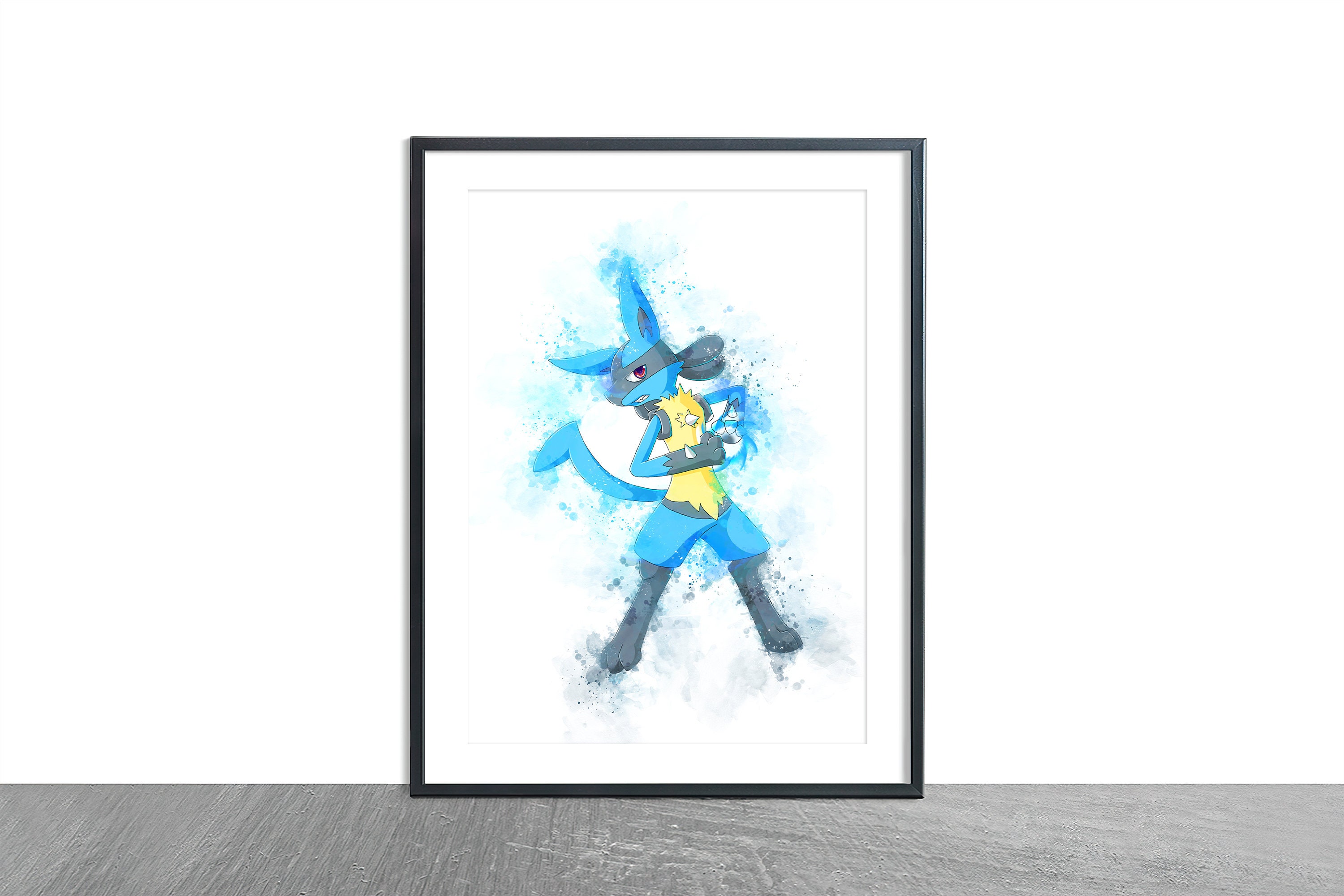 Lucario Card Art - HDA Gallery - Paintings & Prints, Animals, Birds, &  Fish, Other Animals, Birds, & Fish - ArtPal