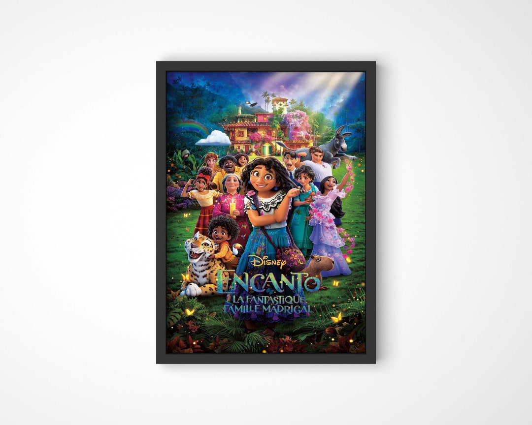 Disney Encanto Movie Poster Wall Art Print, Film Poster Print, Home ...