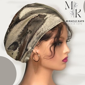 Euro Scrub Cap, Stretchy Surgical Cap, Foil Holographic, MiracleKaps