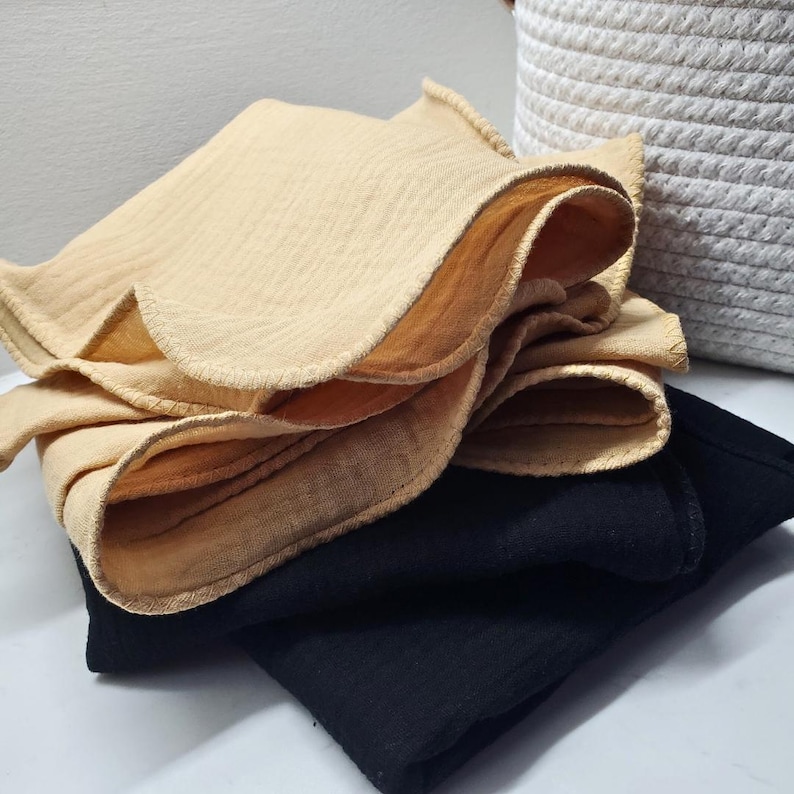 Double Gauze Muslin Kitchen Towel: Absorbent Thin Cotton Tea Towel (17x25) image 6