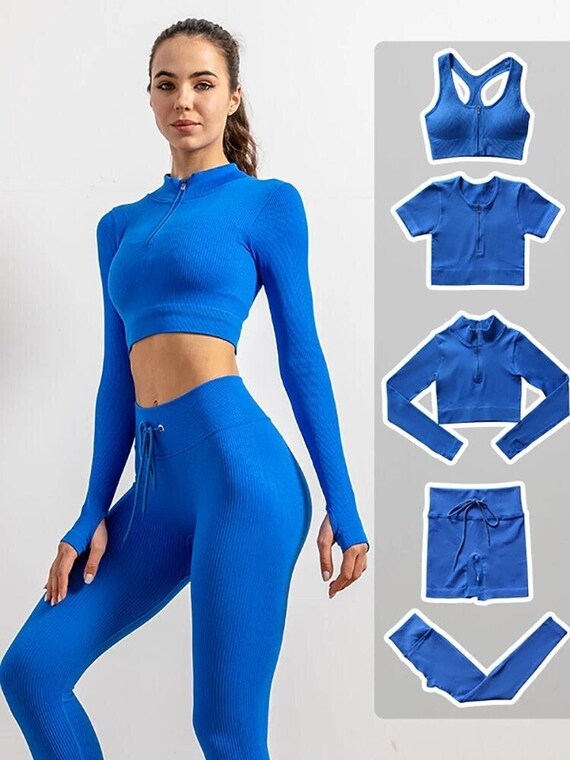 Blue Gym Wear Set