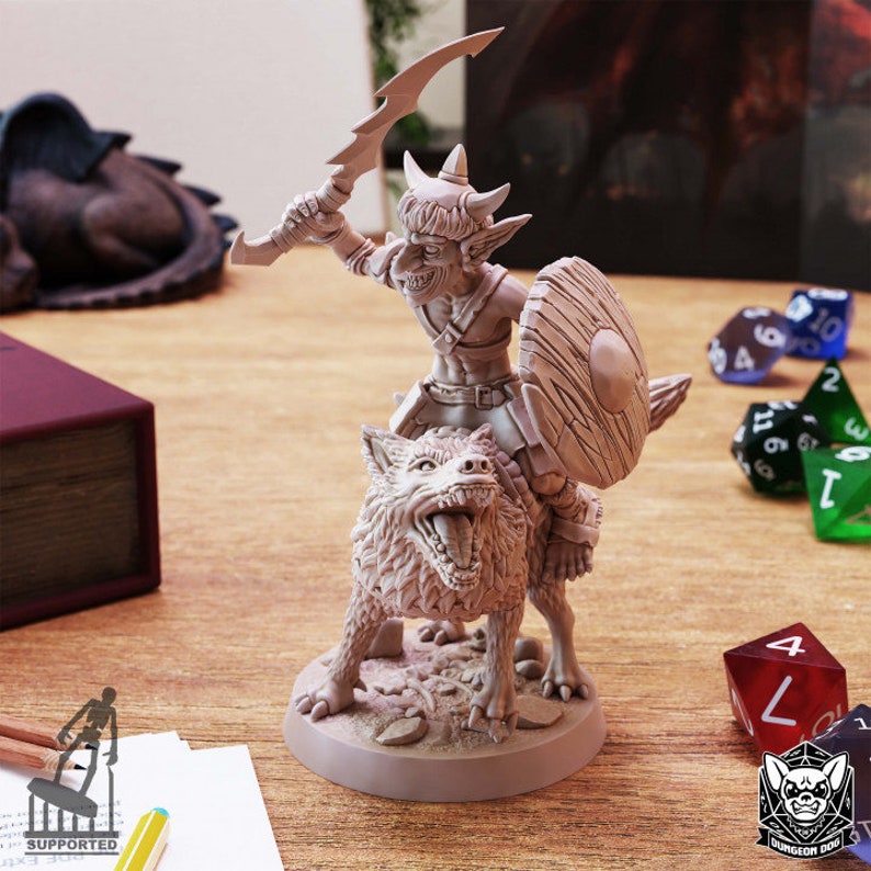 Goblin Fastieth Rider Mini Goblin Rider Miniature Pack - Etsy