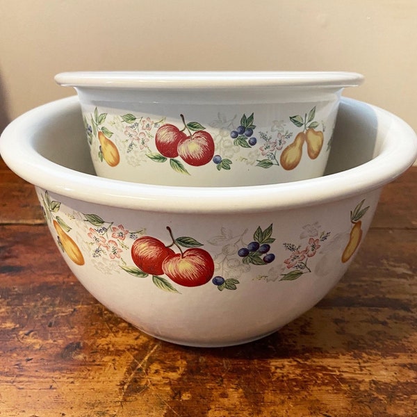 Stoneware Mixing Bowls Etsy