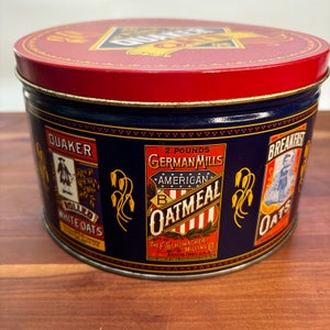 Various Collectible Snack-Themed Metal Tins image 4