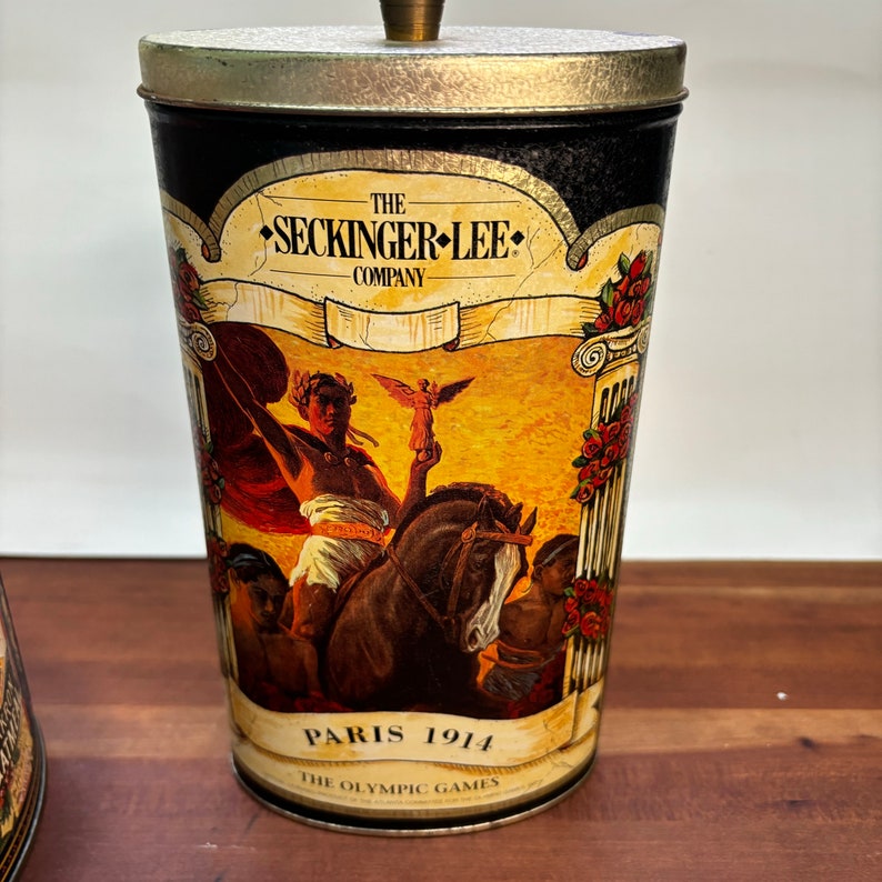 Various Collectible Snack-Themed Metal Tins Seckinger LeeBiscuit