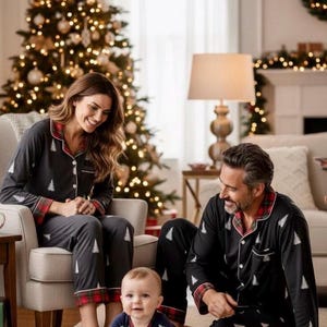 Bamboo Christmas Family Pajamas, Matching Christmas PJs, Matching Couple Pajamas, Christmas Gift