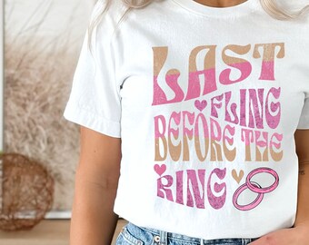 Funny Bachelorette Party T-Shirt: Retro Bride Tribe Tee
