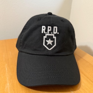 Resident Evil Racoon City Police Department RPD Strap Back Dad Hat