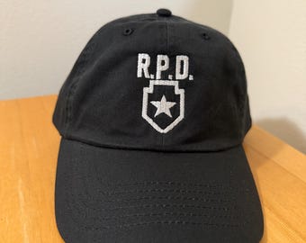 Resident Evil Racoon City Police Department RPD Strap Back Dad Hat