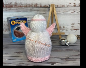 Angel Chocolate Orange Cover Knitting Pattern