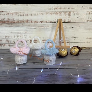 Dummy Baby Shower Favour Ferrero Rocher Cover Knitting Pattern