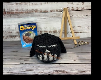 KNITTING PATTERN - Hello Neighbour Inspired Chocolate Orange Cover