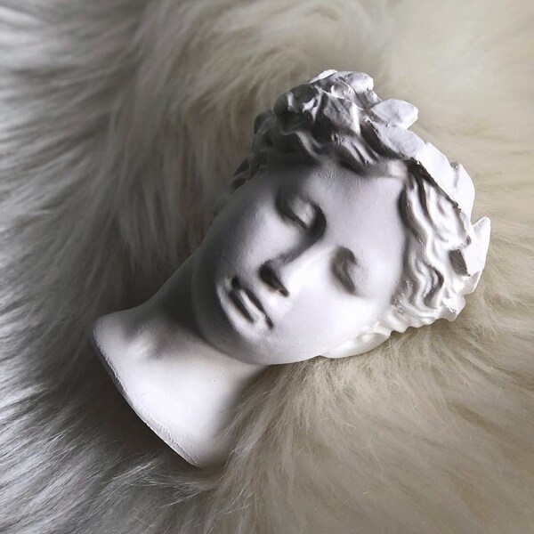 Womens Head Statue Planter Etsy UK