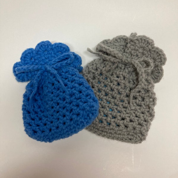 Crochet Cinch Drawstring Pouch - Crochet Pattern ONLY