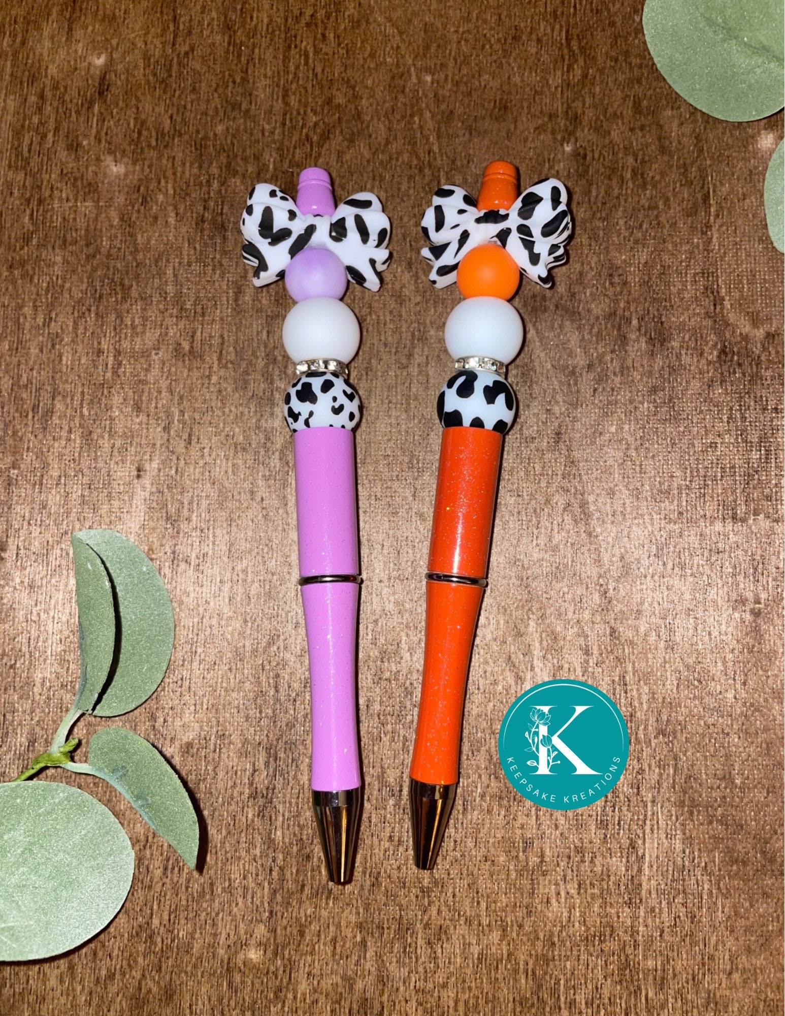 Brown Highland Cow Black Bead Pen – All You Gifts & More