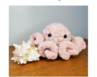 CROCHET PATTERN: Crochet Octopus, Sea Creature Plush, Crochet Octopus for beginners, Amigurumi Octopus, Downloadable Crochet Pattern PDF