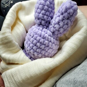 Crochet Bunny – Soft Baby Shower Gift – New Baby Keepsake Plush – Nursery Decor