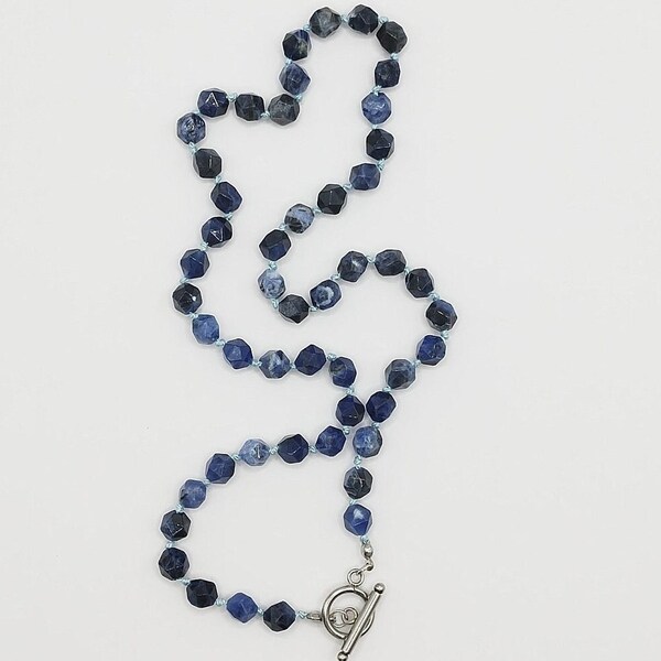 Collier en Sodalite