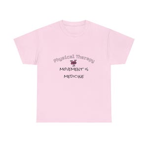 Movement is Medicine-T-shirt – cadeau voor fysiotherapie, katoenen uniseks shirt afbeelding 8