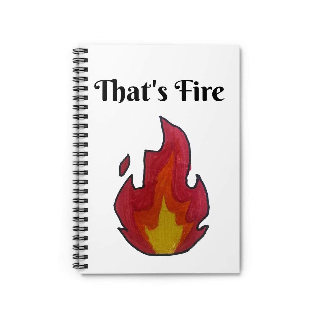 Fiery Spiral Notebook โ