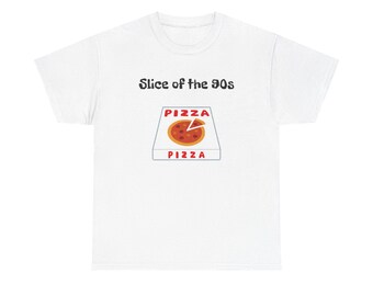 90s Pizza Graphic Tee - Retro Foodie Unisex T-Shirt
