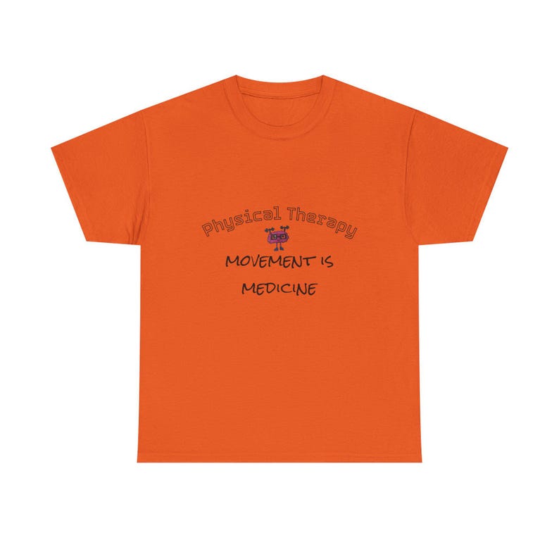 Movement is Medicine-T-shirt – cadeau voor fysiotherapie, katoenen uniseks shirt afbeelding 5